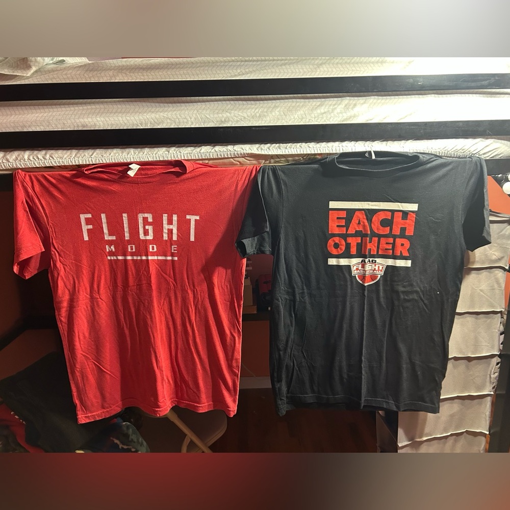 Old basketball and cross country shirts